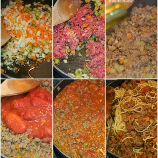 Spaghetti with San Marzano Tomato And Meat Sauce - Delicious & easy to make Spaghetti with meat sauce is the perfect quick weeknight dinner idea with ground beef!